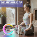 Wireless Fast Charger with Bluetooth Speaker, Smart Alarm Clocks, Sound and LED Light - Image 5