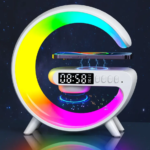 Wireless Fast Charger with Bluetooth Speaker, Smart Alarm Clocks, Sound and LED Light - Image 6
